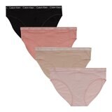 Calvin Klein 女內褲四入組 S 黑+粉+膚+深膚 Calvin Klein 女內褲四入組 S 黑+粉+膚+深膚
