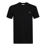 Lacoste 男純棉圓領短袖上衣 黑 Lacoste 男純棉圓領短袖上衣 黑