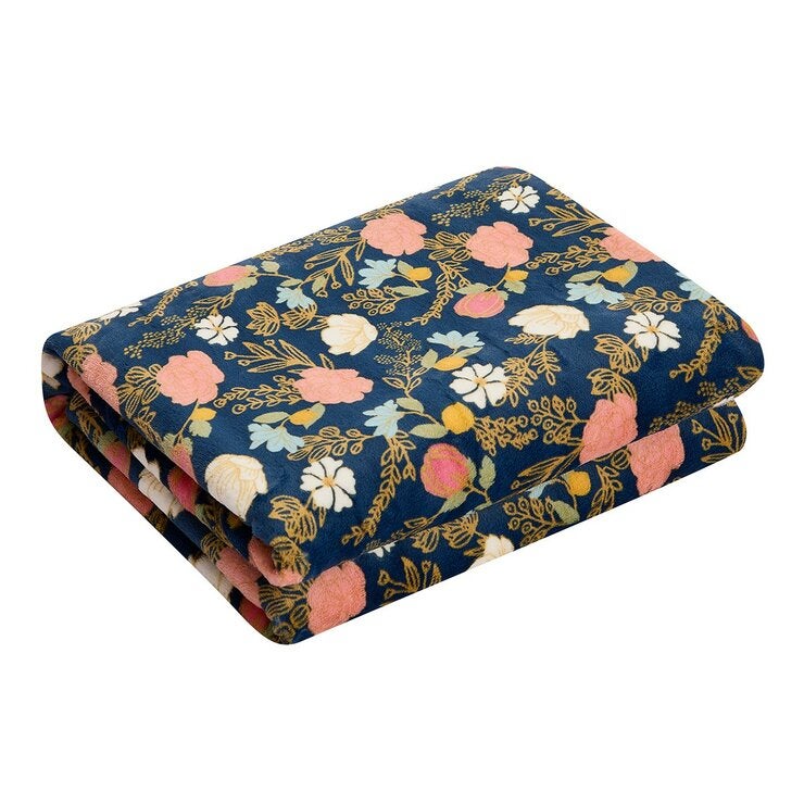 Monte & Jardin 印花舒適毯 152公分 X 177公分 花卉 Monte & Jardin 印花舒適毯 152公分 X 177公分 花卉