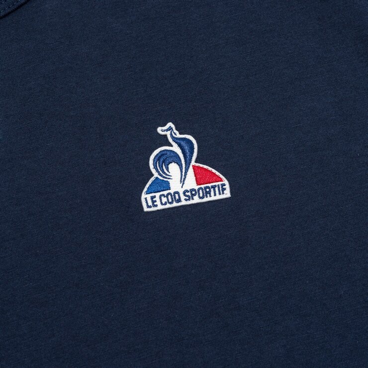 Le Coq Sportif 男短袖純棉上衣 深藍