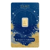 PAMP 12星座黃金條塊 999.9純金 0.5公克 射手座