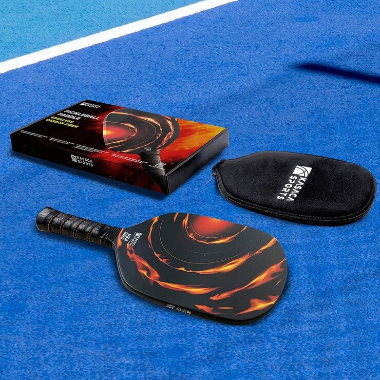 KASACA 火焰碳纖無邊匹克球拍