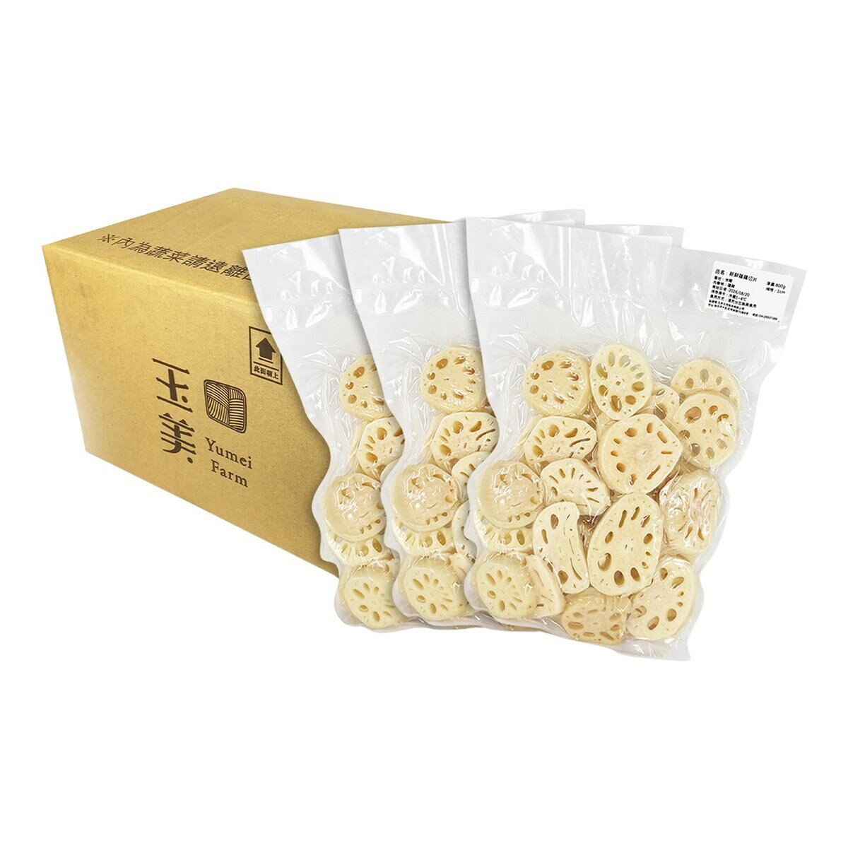 玉美 新鮮蓮藕切片2.4公斤