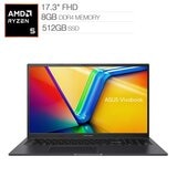ASUS Vivobook 17X 17.3吋 筆記型電腦 M3704YA-0042K7430U
