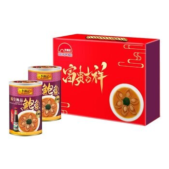 李錦記 蠔皇鮑魚禮盒組 425公克 X 2罐