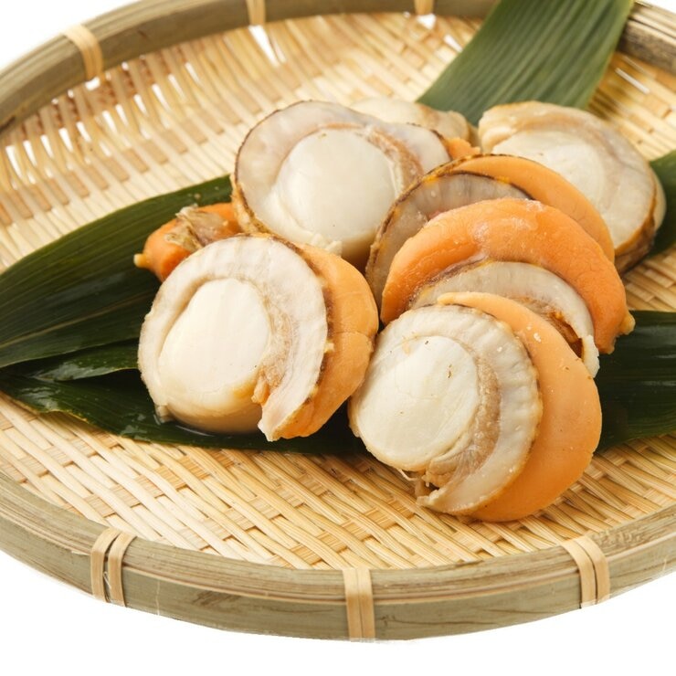 北海道熟凍帶卵帆立貝 800公克