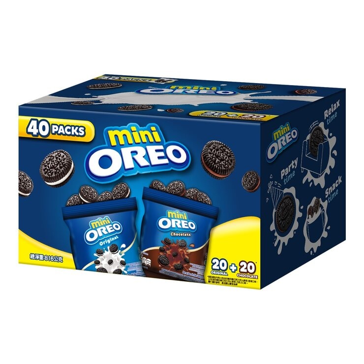 奧利奧 迷你奧利奧巧克力夾心餅乾分享組 816公克