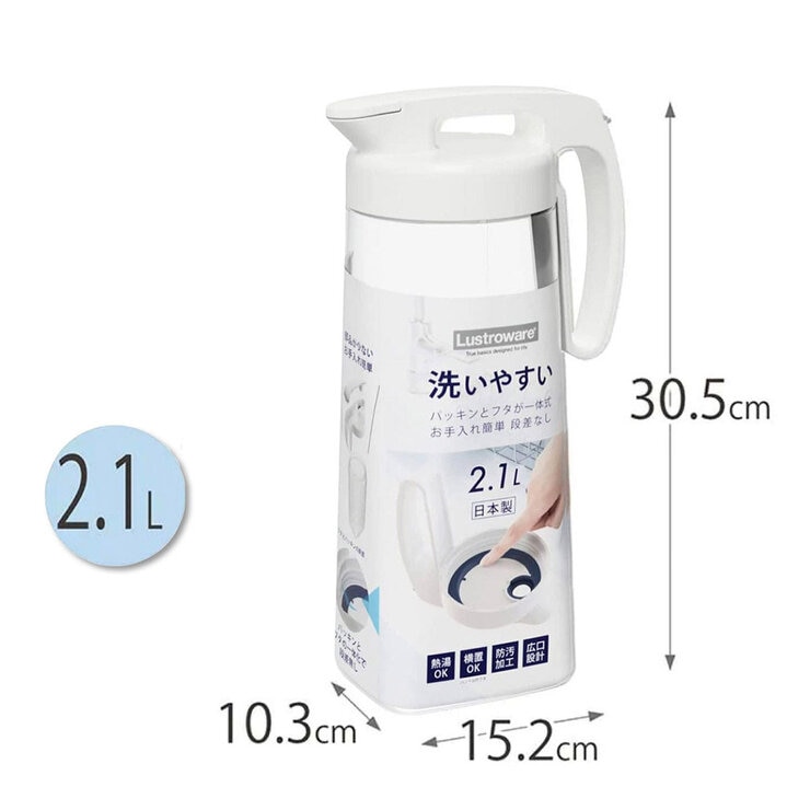 Lustroware 冷水壺 2.1公升 X 12件組 Lustroware 冷水壺 2.1公升 X 12件組