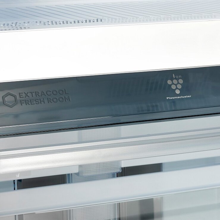 夏普 583公升玻璃鏡面變頻雙門冰箱 SJ-GD58V-SL