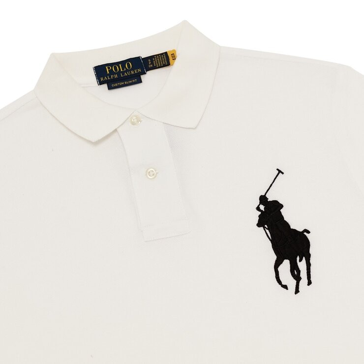 Ralph Lauren 男短袖Polo衫 白色