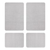 Creative Home 多用途吸水止滑墊 四入組 38公分 X 50公分 2入 + 50公分 X 76公分 2入 灰