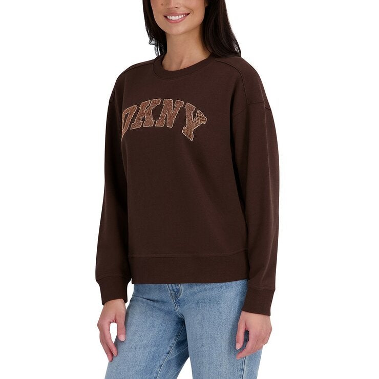 DKNY Jeans 女長袖上衣 棕
