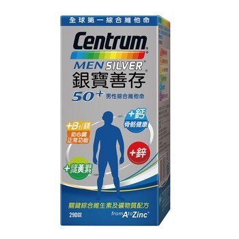 銀寶善存50+男性綜合維他命 290錠 銀寶善存50+男性綜合維他命 290錠