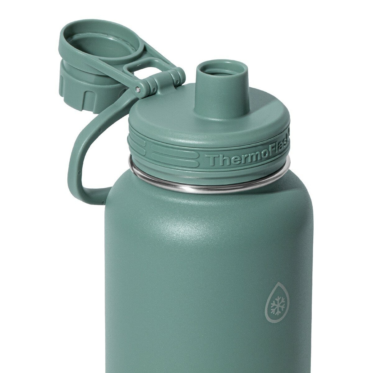 Thermoflask 不鏽鋼保冷保溫瓶 946毫升 X 2件組 海草綠+灰褐