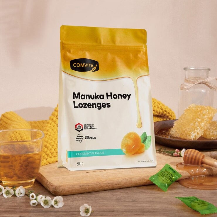 Comvita Manuka Honey Lozenges Coolmint Flavour 500 g