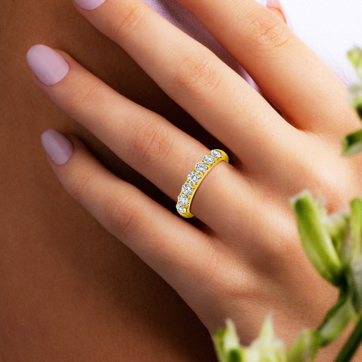 1.03克拉 18K黃K金 圓形鑽石戒指 VS2/I 1.03克拉 18K黃K金 圓形鑽石戒指 VS2/I