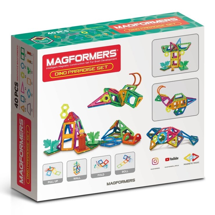 Magformers 磁性建構片 恐龍樂園 / 3歲以上