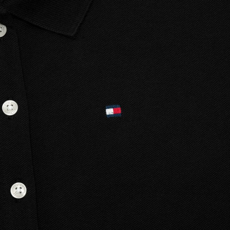 Tommy Hilfiger 女短袖Polo衫 黑 Tommy Hilfiger 女短袖Polo衫 黑