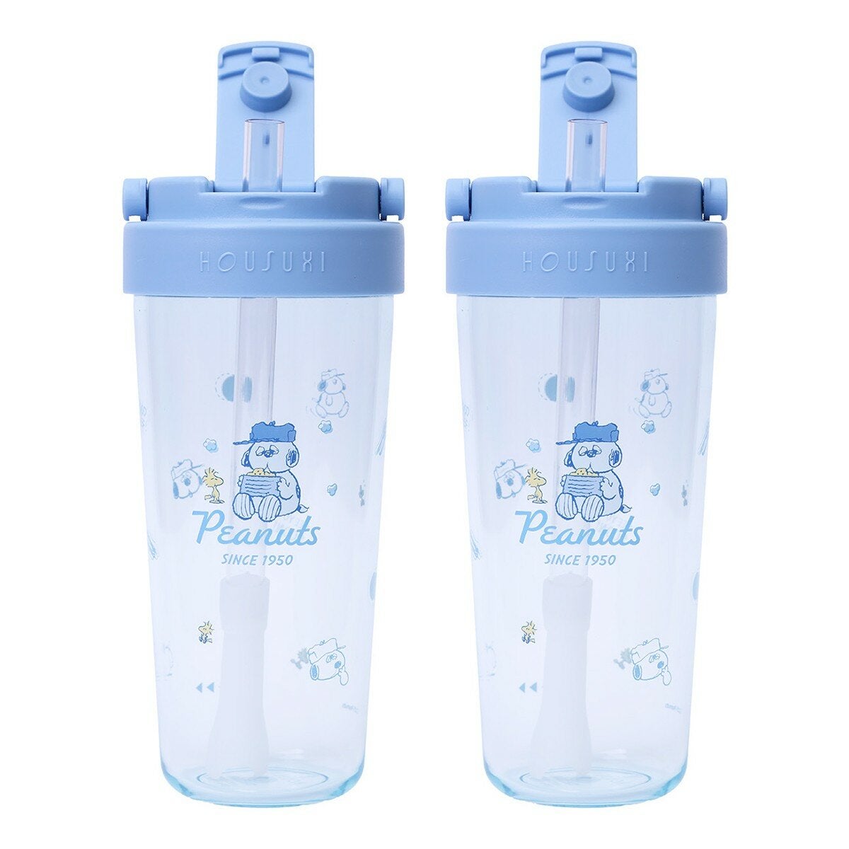 HOUSUXI 舒希 Peanuts Tritan 輕透舒吸杯 760毫升 X 2件組 HOUSUXI 舒希 Peanuts Tritan 輕透舒吸杯 760毫升 X 2件組