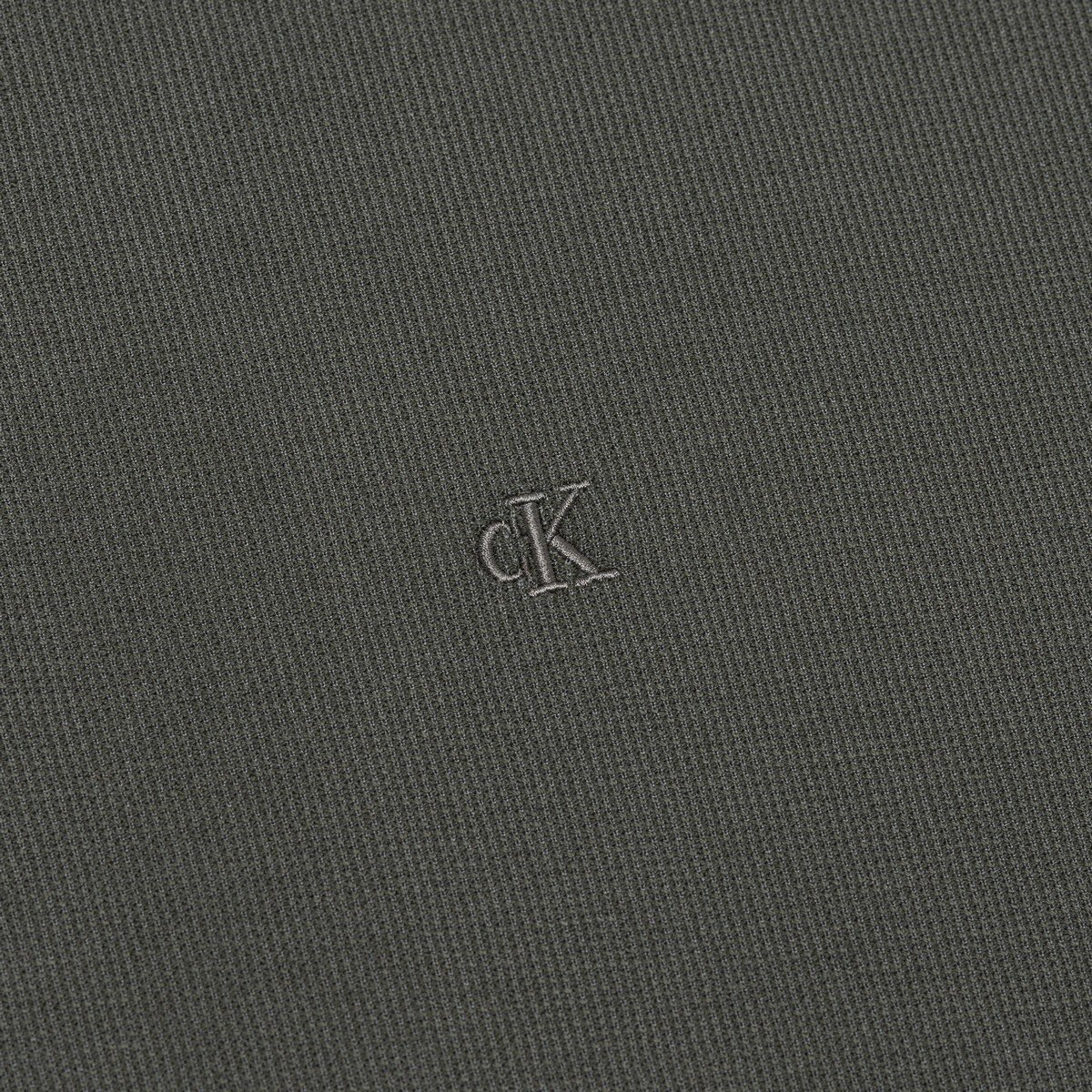 Calvin Klein 男短袖Polo衫 深灰