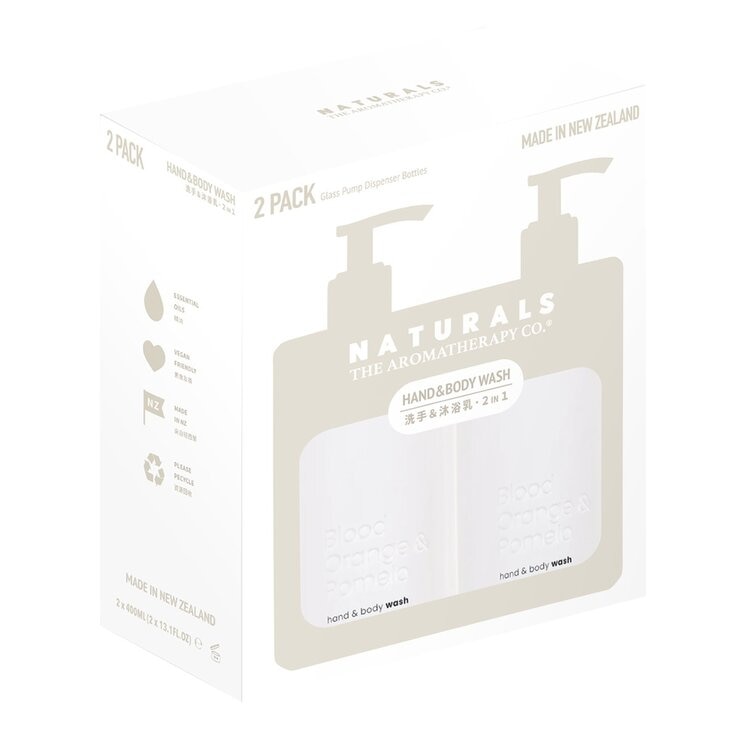 The Aromatherapy Co 玫瑰沉香洗手沐浴乳 400毫升 X 2入