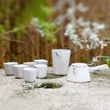 陸寶 飲隱山石茶禮 10件組 清水模灰