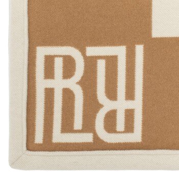 Ralph Lauren 羔羊毛毯 - 米 Ralph Lauren 羔羊毛毯 - 米