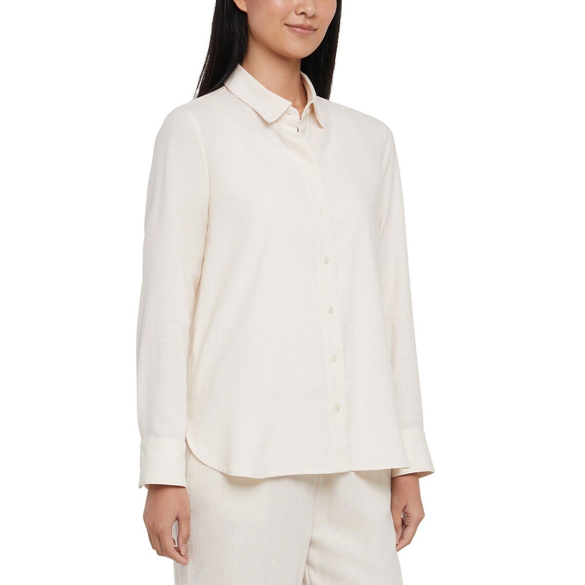 Banana Republic 女長袖襯衫 白