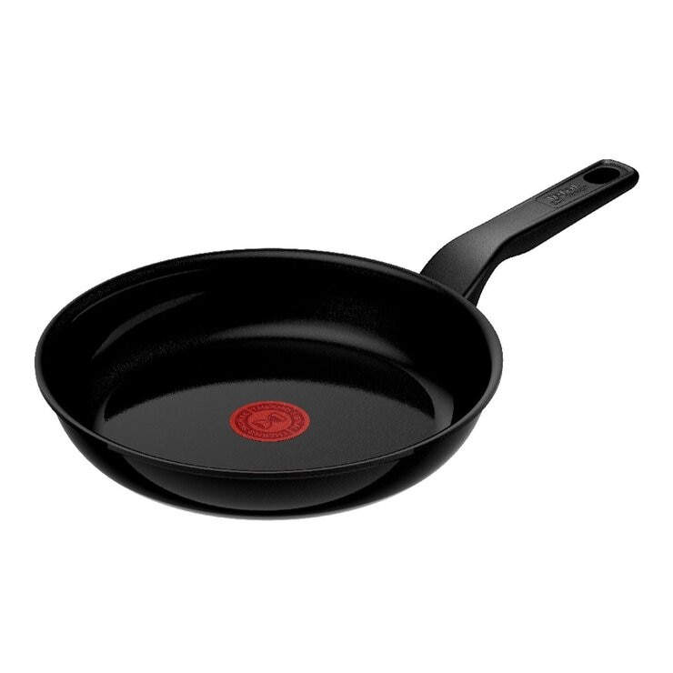 Tefal 法國特福 綠生活系列陶瓷不沾鍋具 含玻璃上蓋 3件組 曜石黑
