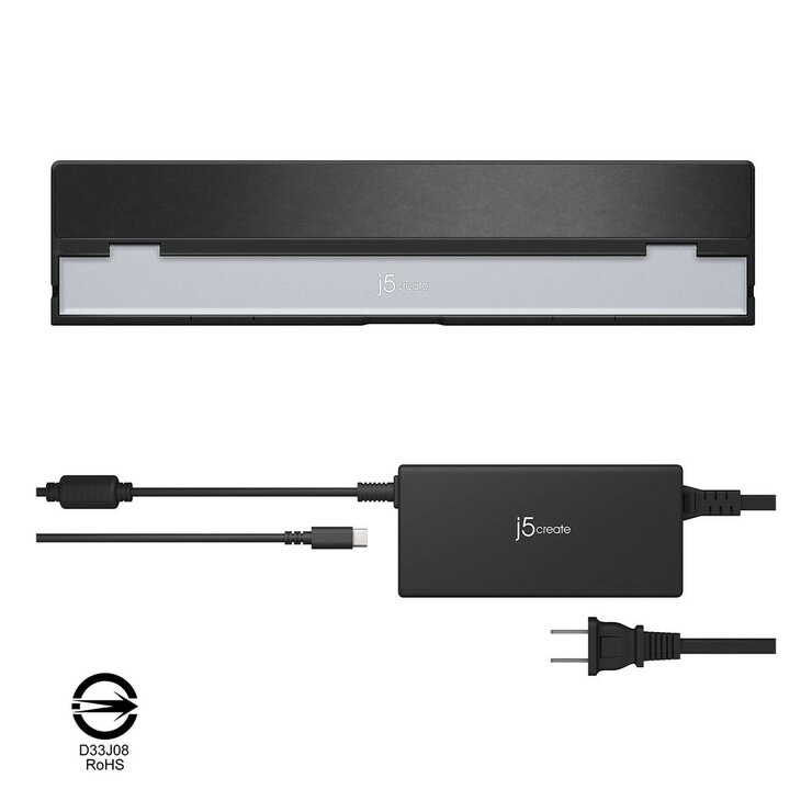 J5create 13合1多功能筆電擴充基座 + 100W電源供應器 JCD543P