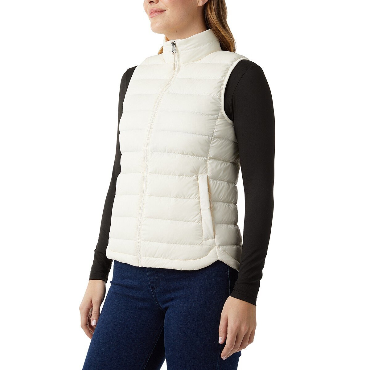 32 Degrees 女羽絨背心 米白