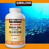 科克蘭 魚油軟膠囊 1000毫克 400粒