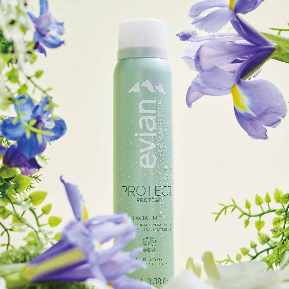 evian 超導活膚礦泉淨化隔離噴霧 100毫升 X 2入