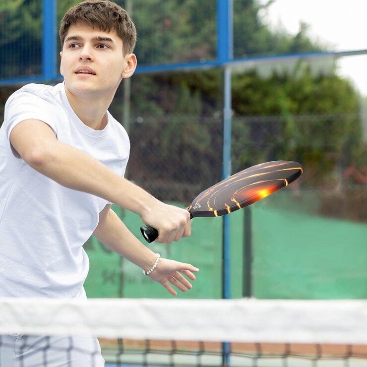 KASACA 火焰碳纖無邊匹克球拍