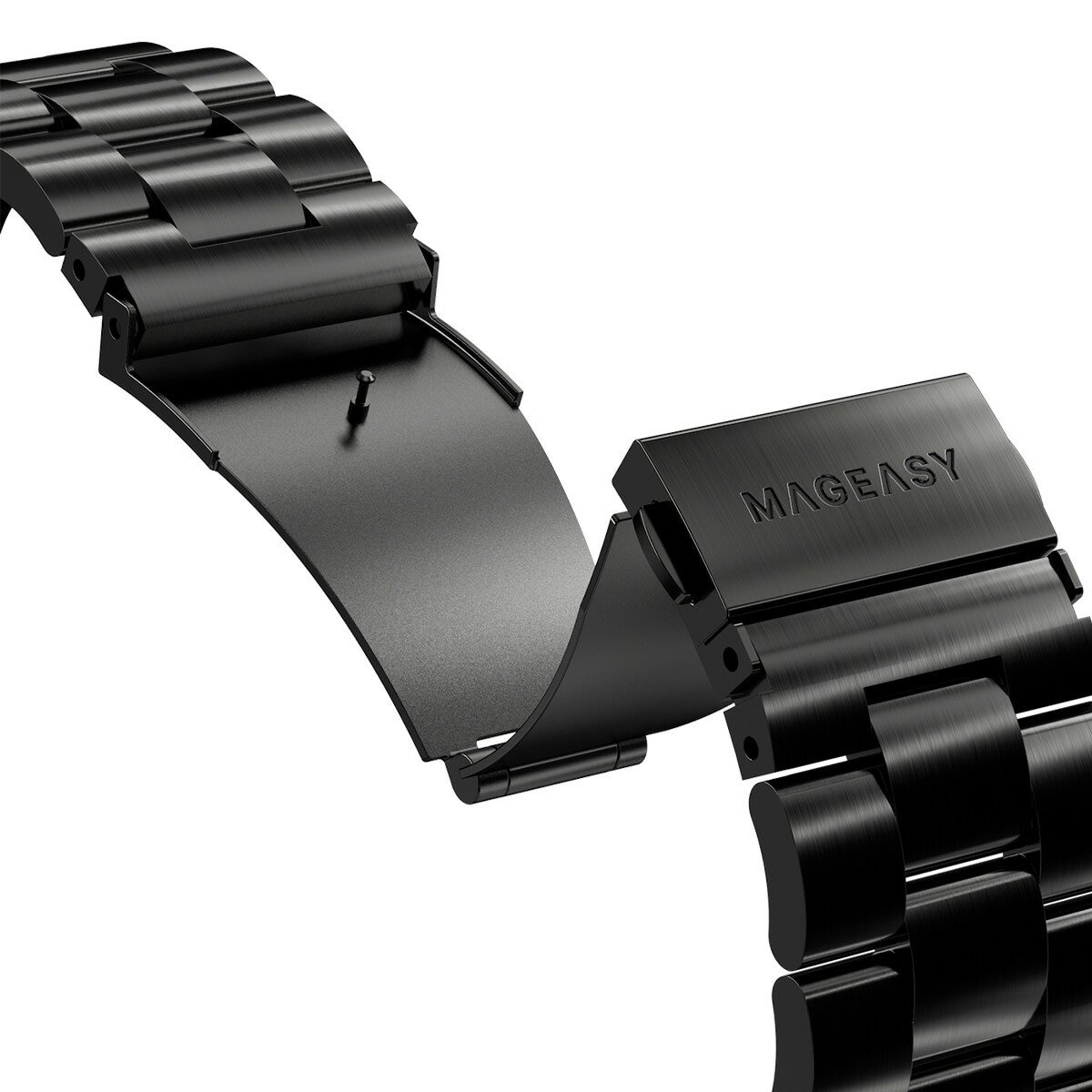 MAGEASY Noble 不鏽鋼鏈錶環 44/45/46/49公釐 黑色 MAGEASY Noble 不鏽鋼鏈錶環 44/45/46/49公釐 黑色
