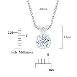0.60克拉 圓形鑽石項鍊 VS2/I 0.60克拉 圓形鑽石項鍊 VS2/I