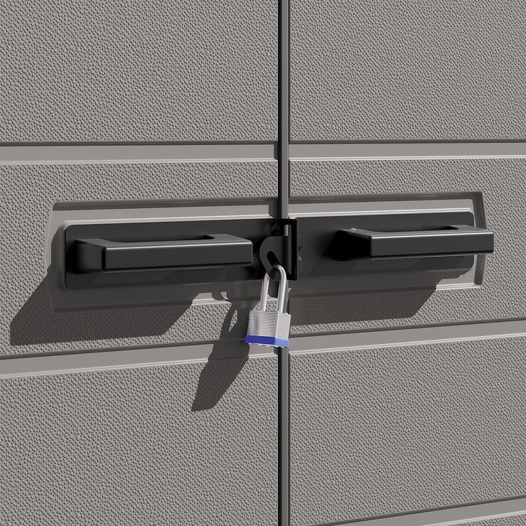 Suncast 8 ft X 7 ft Double Sliding Door Shed