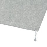 KANGOL 女長袖短版抽繩上衣 灰