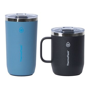 Thermoflask 不鏽鋼保冷保溫馬克杯 474毫升 + 355毫升