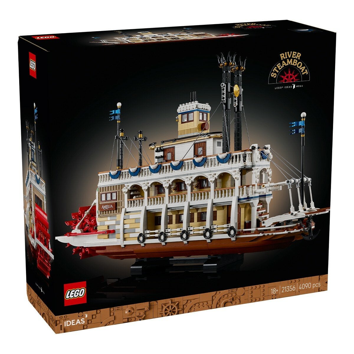 LEGO Ideas 系列 河流蒸汽船 21356 / 18歲以上 LEGO Ideas 系列 河流蒸汽船 21356 / 18歲以上