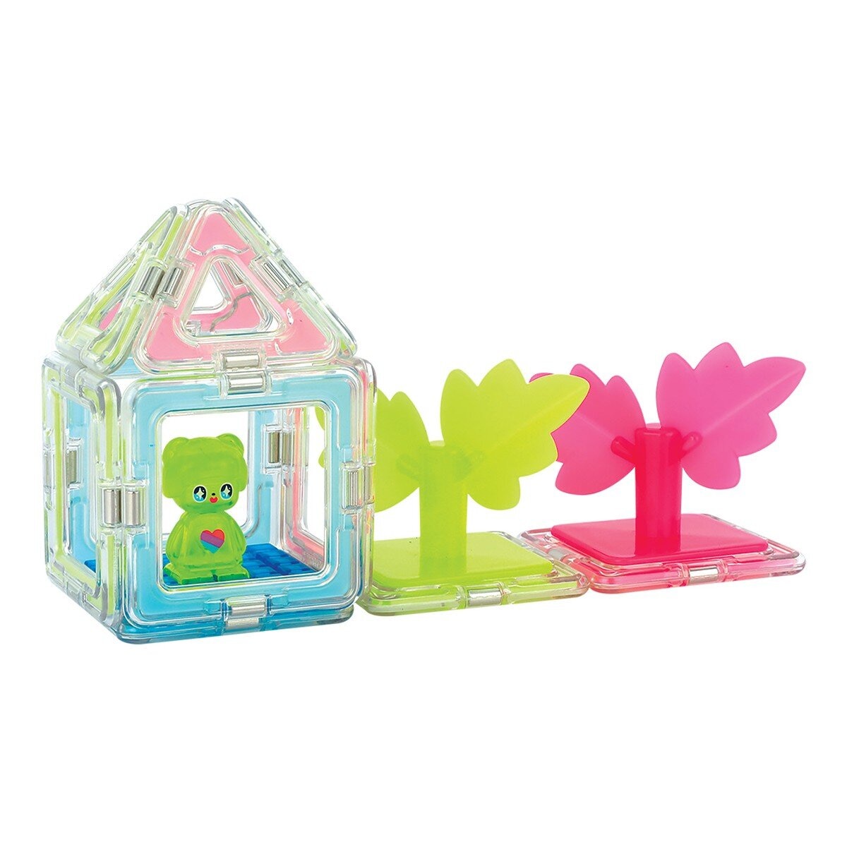 Magformers 磁性建構片 螢光20片裝 / 3歲以上