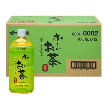 Ito-En 伊藤園 綠茶 975 毫升 X 12瓶 Ito-En 伊藤園 綠茶 975 毫升 X 12瓶