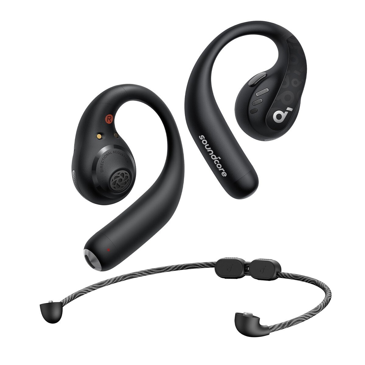 Soundcore AeroFit Pro 氣傳導開放式真無線藍牙耳機 本色黑
