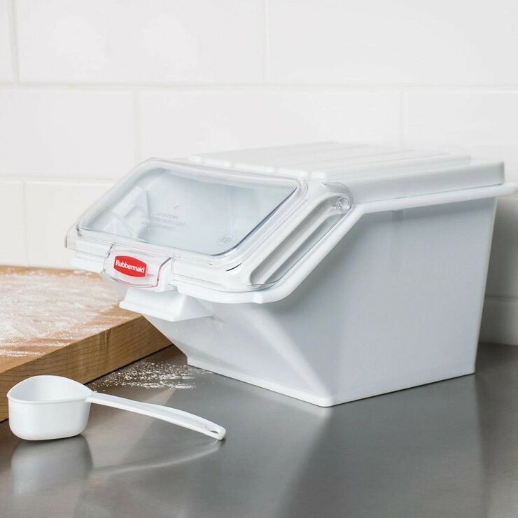 Rubbermaid Commercial Products 桌上型雜糧儲物桶含勺子 (容量約6公斤)