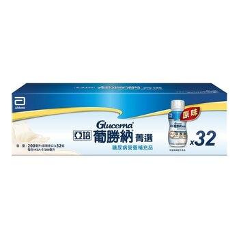 亞培 葡勝納SR原味+纖維糖尿病營養品 200毫升 X 32瓶 亞培 葡勝納SR原味+纖維糖尿病營養品 200毫升 X 32瓶