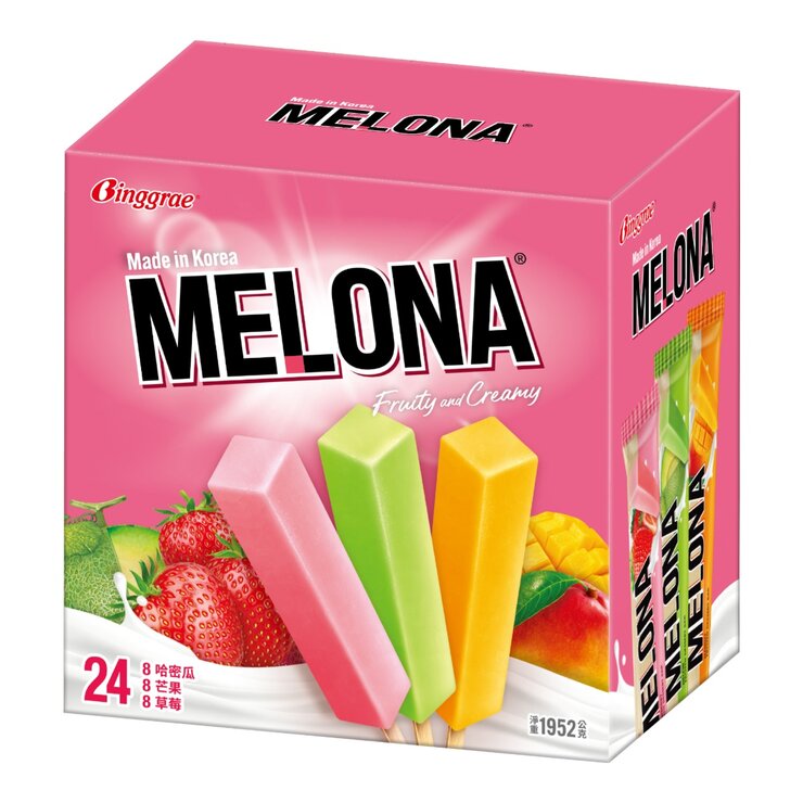 Binggrae Melona 水果雪糕綜合組 1936公克 Binggrae Melona 水果雪糕綜合組 1936公克