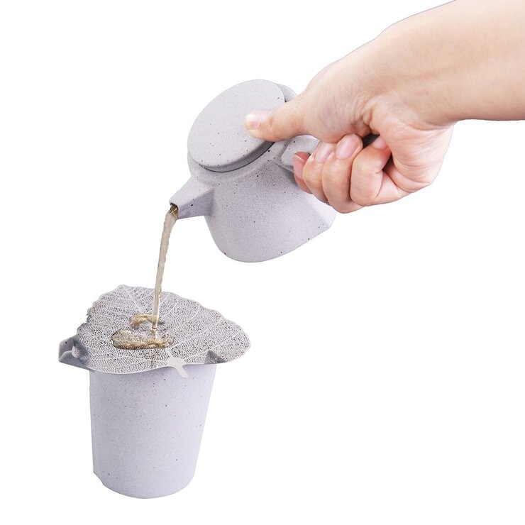 陸寶 飲隱山石茶禮 10件組 清水模灰