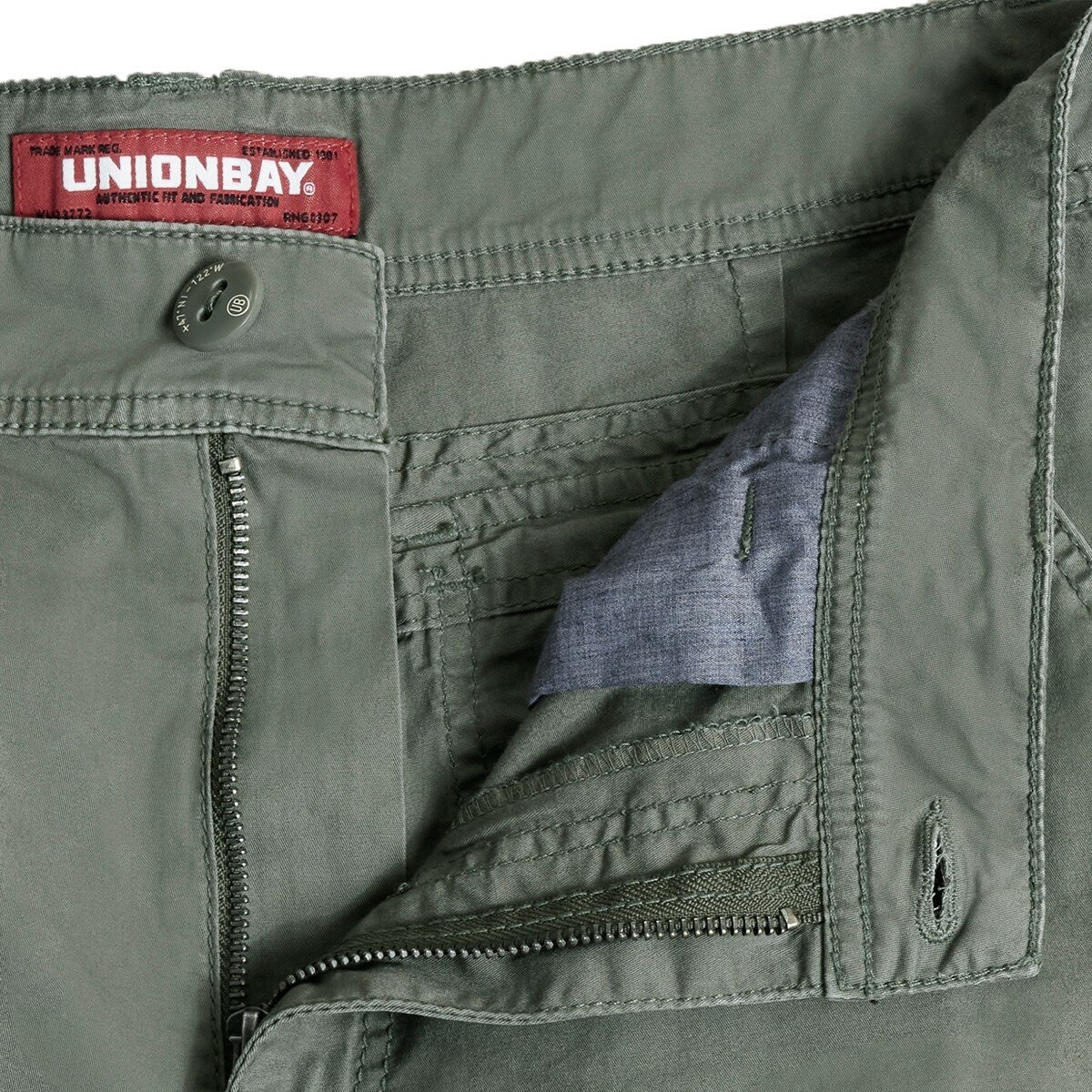 Unionbay 男工裝短褲 橄欖