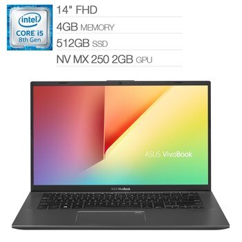 ASUS 14" 窄邊框筆電 X412FL-0031G8265U ASUS 14" 窄邊框筆電 X412FL-0031G8265U