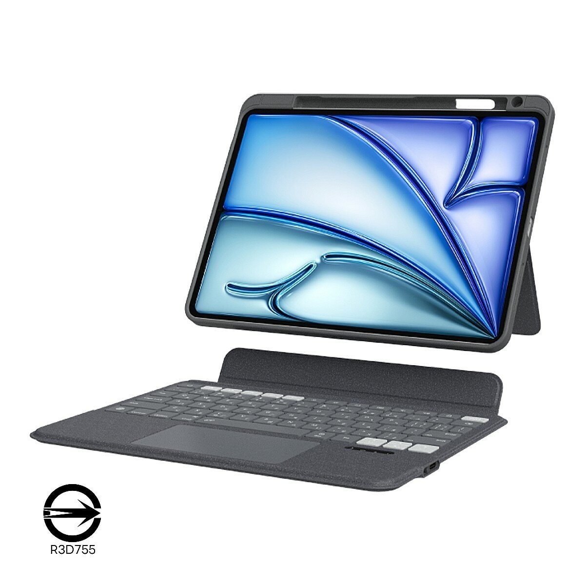 eiP Magnetix 磁吸觸控可拆式鍵盤2代 iPad Air 13吋 M2(2024)/M3(2025) & iPad pro 12.9吋 3-6代